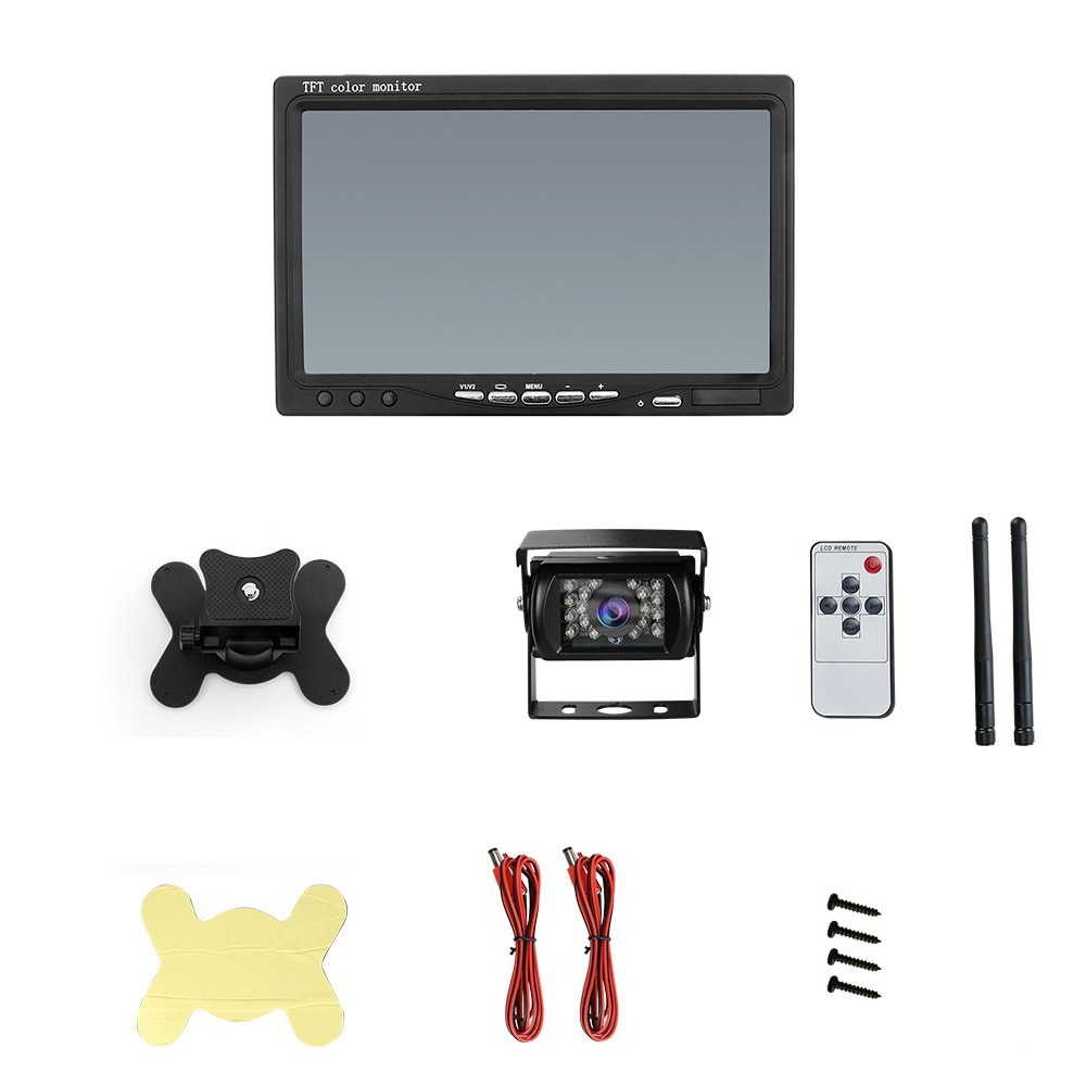KIT Camera video marsarier cu monitor, Auto, pentru mers inapoi, WIFI