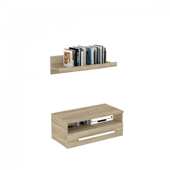 Living Modulat Leganza, Modul B, PAL Melaminat 16 mm, Sonoma Living Modulat Leganza, Modul B, PAL Melaminat 16 mm, Sonoma