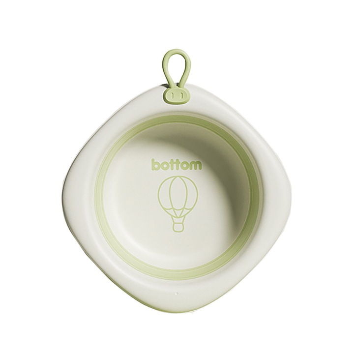 Cadita de baie pentru bebelusi, FreeBiz®, Plastic, 4000ml, 30x30cm, Verde