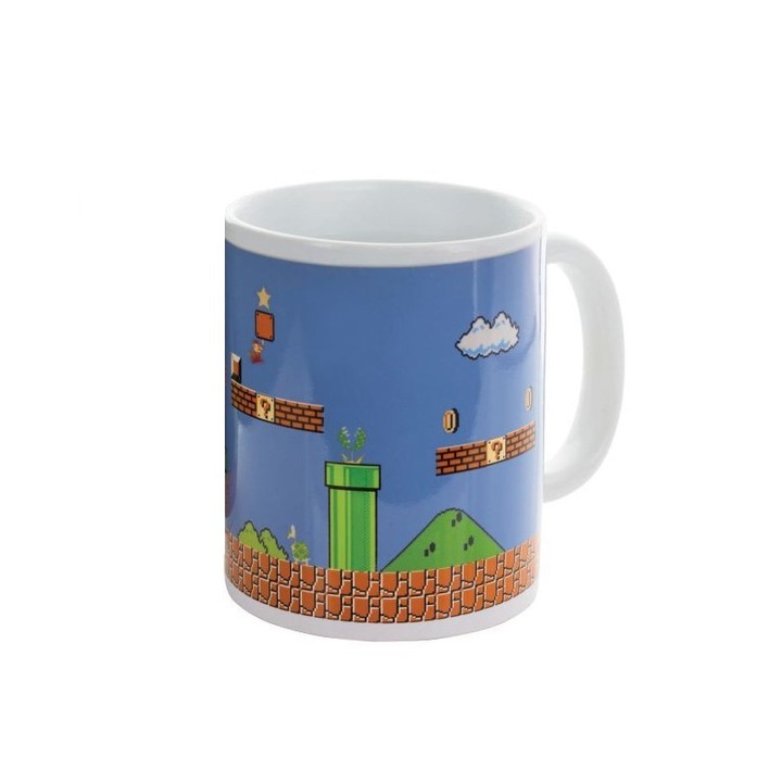 Ceasca Super Mario Bros, Portelan, 300ml, Multicolor