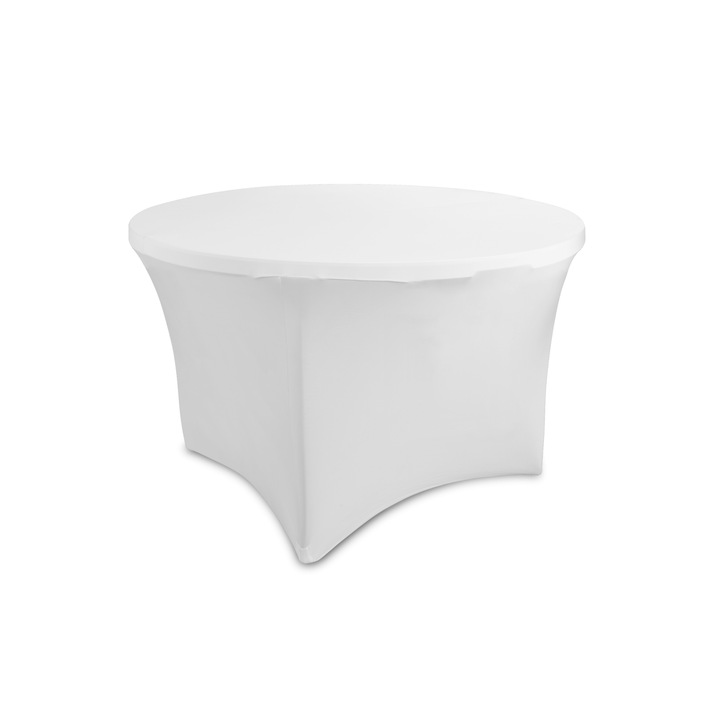 Fata de Masa Elastica Alba pentru Masa R122