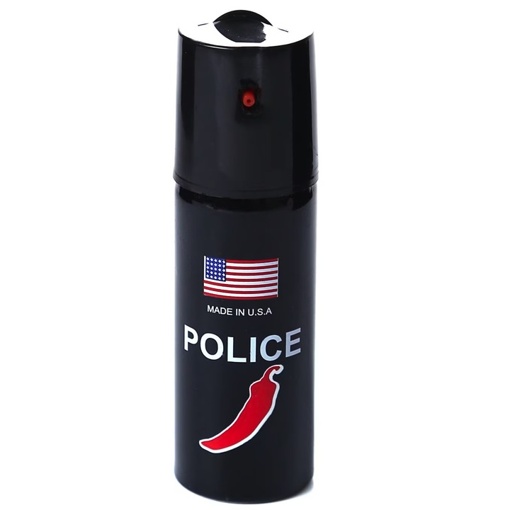Парализиращ спрей Police MRG M867, Самоотбрана, 60 мл, със струя
