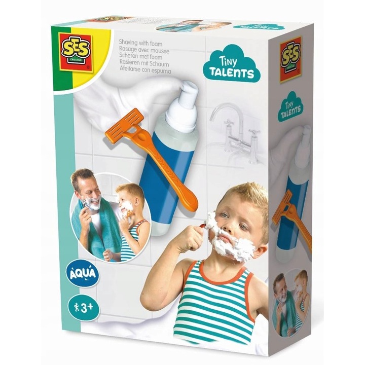 Jucarie de baie, SES CREATIVE, set de barbierit, 3 ani plus