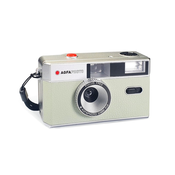 Aparat foto pe film AgfaPhoto 35mm, blitz, verde