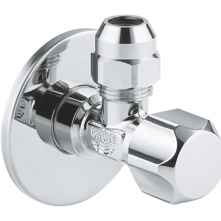 Кран Grohe 22029000, С ъглов вентил, 1/2'' x 3/8'', Хром