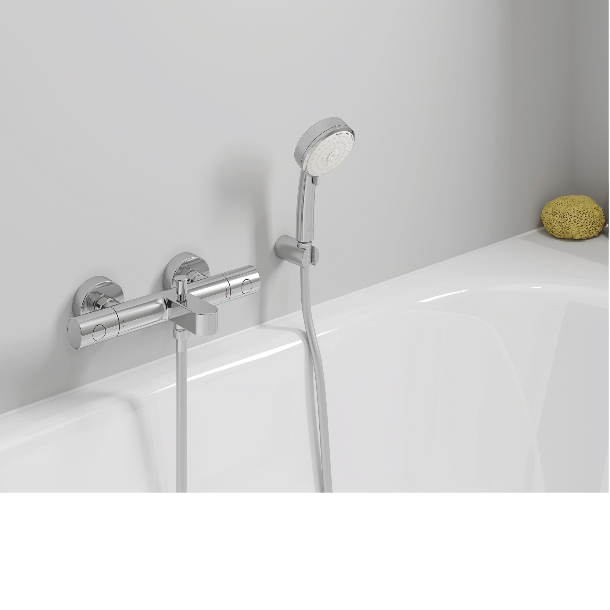 Grohe Grohtherm 800 Cosmopolitan Thermostatic Shower Mixer - Chrome With Economy Button & Safety Lock