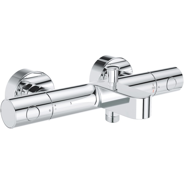 Смесител за вана Grohe Grohtherm 800 Cosmopolitan 34766000, 1/2'', Видима инсталация, Термостат, Хром