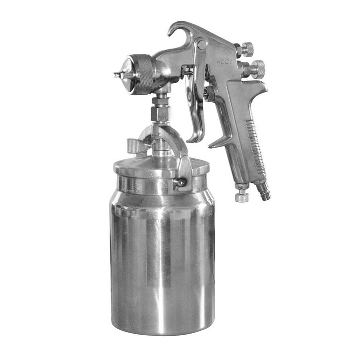 Pistol de vopsit cu aer comprimat Gude 40140, 1000 ml, Ø1.8 mm
