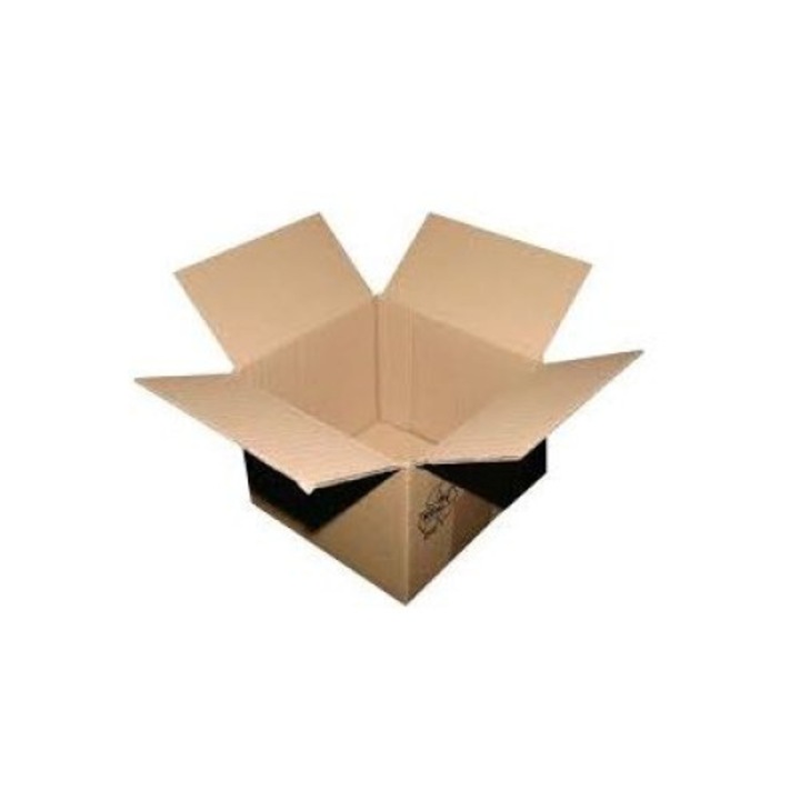 Set cutie carton ondulat, ondula B, grosime CO3, bej, 330x330x150 mm (200 buc.)