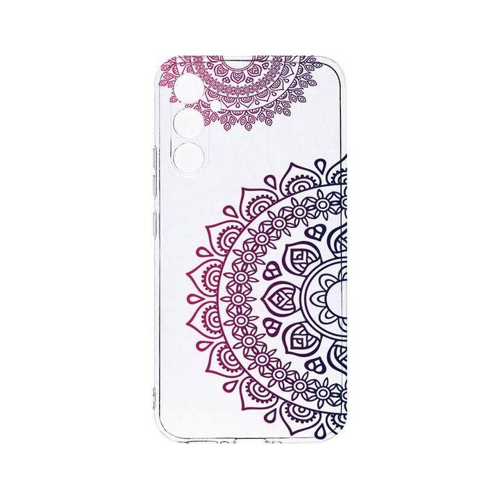 Husa BestCase® Clear Silicon 2MM, Compatibila Cu Samsung Galaxy A34, Lace color, Antisoc, Protectie Camera, Margini ridicate pentru protectia ecranului, T 63