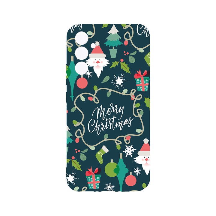 Силиконов калъф BestCase за Samsung Galaxy A54 5G, Merry Christmas, Camera Protection, Clear Silicon 2MM, T 6