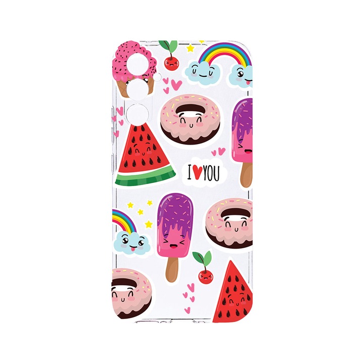 Husa BestCase® Clear Silicon 2MM, Compatibila Cu Samsung Galaxy S23 FE, Summer Feeling, Antisoc, Protectie Camera, Margini ridicate pentru protectia ecranului, T 87