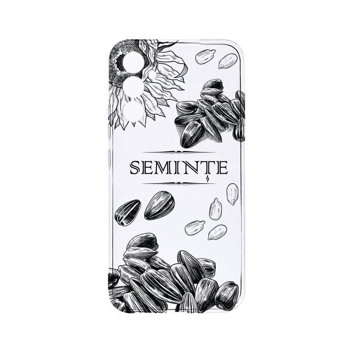 Husa BestCase® Clear Silicon 2MM, Compatibila Cu Samsung Galaxy S23 FE, Seminte, Antisoc, Protectie Camera, Margini ridicate pentru protectia ecranului, T 1068