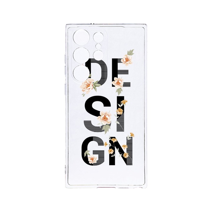 Husa BestCase® Clear Silicon 2MM, Compatibila Cu Samsung Galaxy S23 Ultra, Design, Antisoc, Protectie Camera, Margini ridicate pentru protectia ecranului, T 144