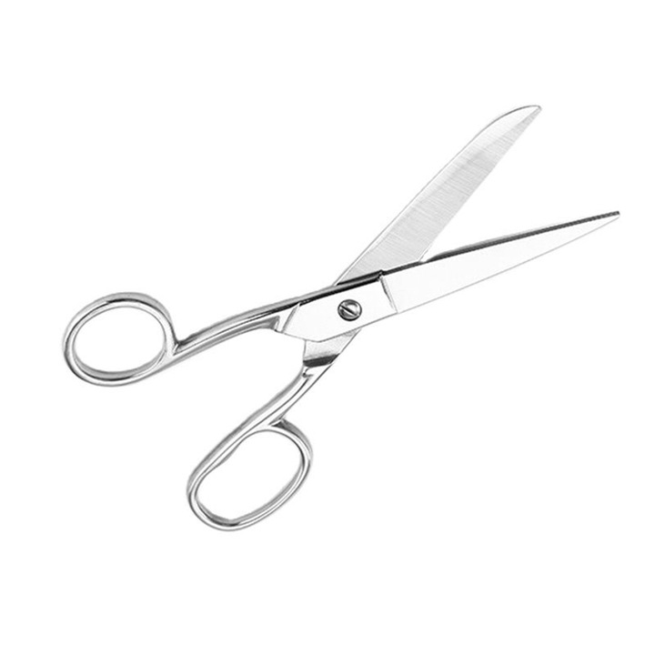 Foarfeca de cusaturi cu manere inegale din otel inoxidabil, 15cm (6"), Fraliz