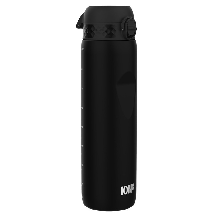 Бутилка за вода, recyclon, 1L, черна - Ion8