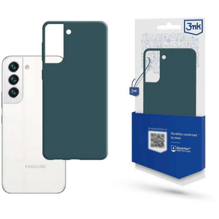 Кейс за Samsung Galaxy S23 5G, 3mk, матово тъмно зелено