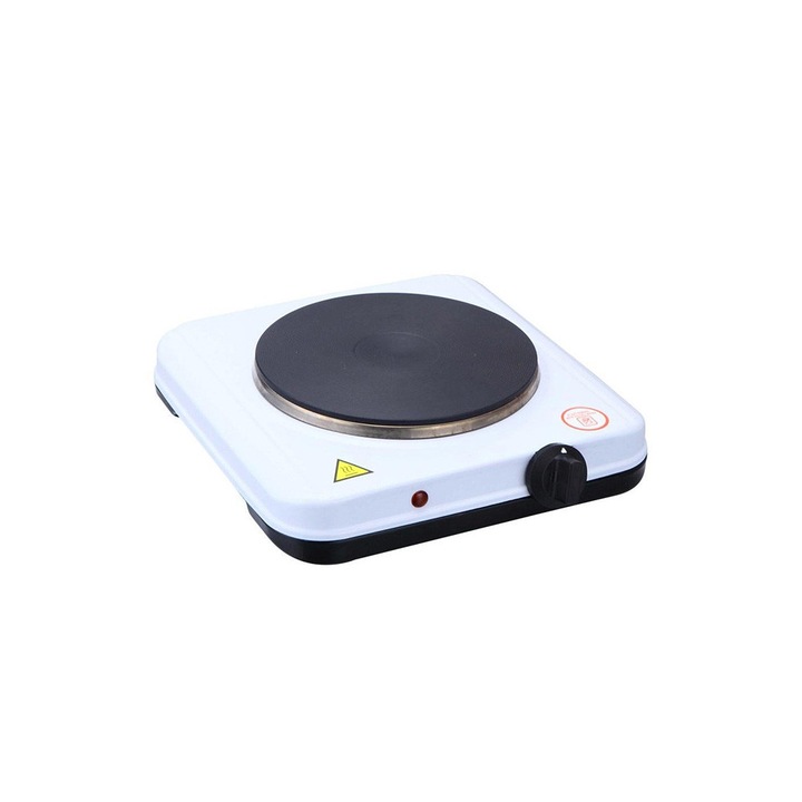 Електрически котлон Rosberg R51445BR, 1500W, Ръчно управление, Бял