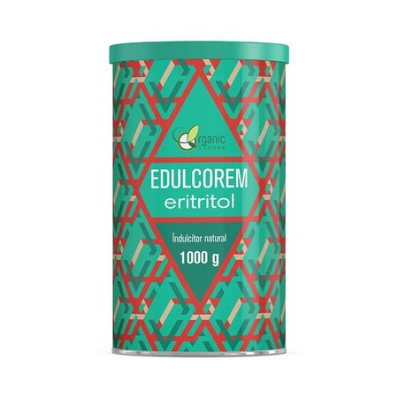 Indulcitor Natural Edulcorem Eritritol Organic Linea 1000 grame Remedia