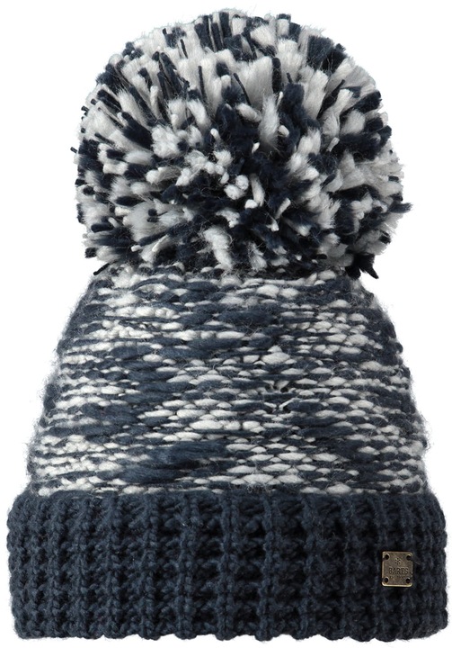 Caciula, Barts, Acril/Poliester, Albastru/Alb