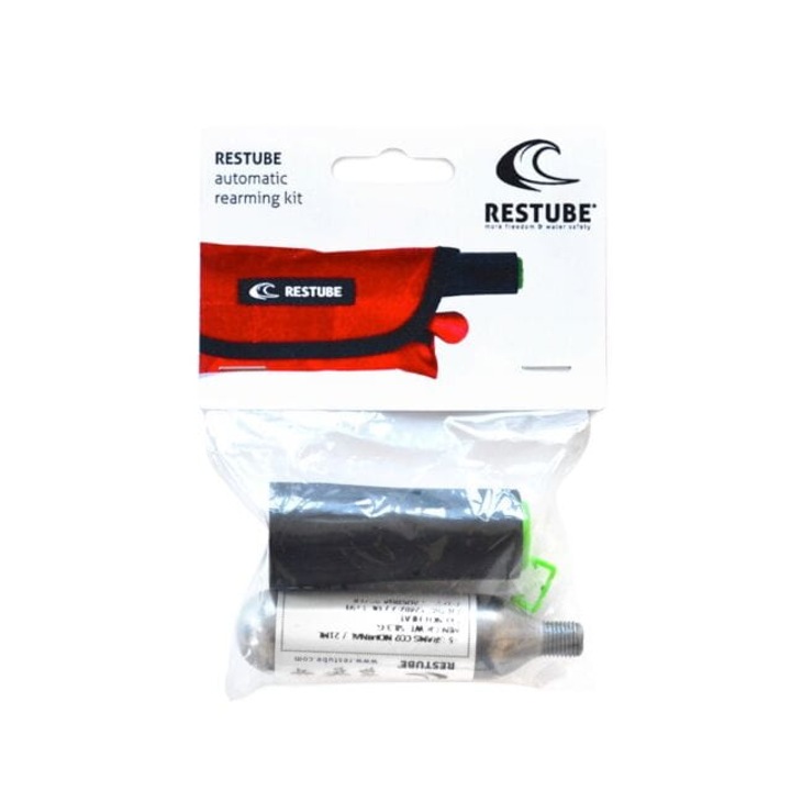 Kit de conversie pentru geamanduri automate, RESTUBE, Cartus CO2 16 g, Tableta de lansare, Multicolor