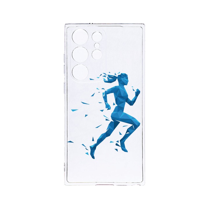 BestCase 2MM Clear Szilikon telefontok, Samsung Galaxy S23 Ultra, Running, Kamera védelem, strapabíró, T 777