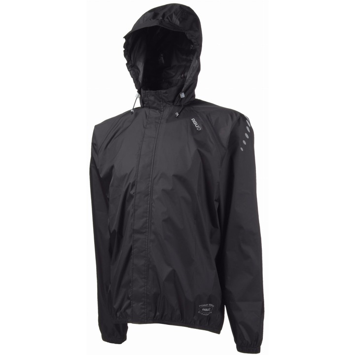 Geaca de ploaie pentru ciclism, AGU, Negru, 2XL