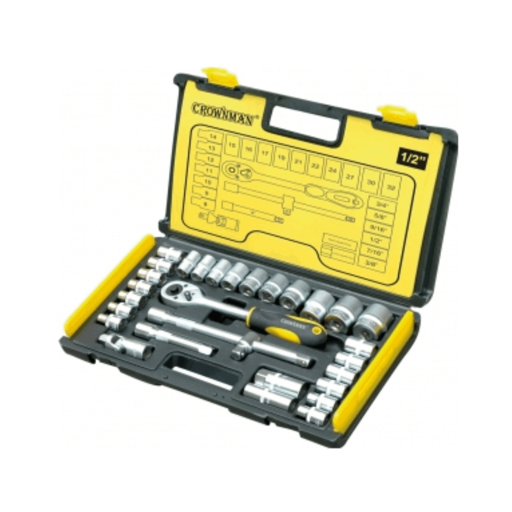 Trusa chei tubulare 8-32 mm CROWNMAN 30 piese