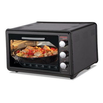 Cuptor electric cu termostat Harlem® SOLE HAF-341, 1300W, 36L, Tavi Incluse, Gri Cuptor electric cu termostat Harlem® SOLE HAF-341, 1300W, 36L, Tavi Incluse, Gri