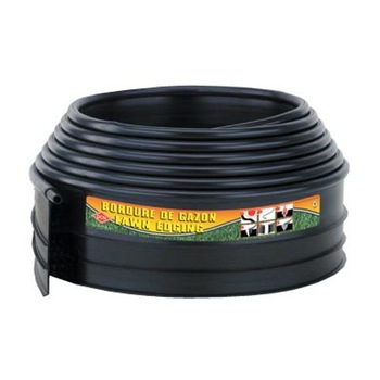 Borduri plastic pentru gazon negre Borduri plastic pentru gazon negre