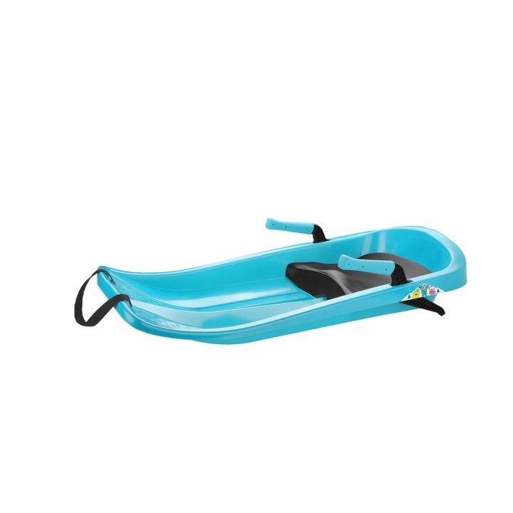 Snowflake Szánkó, Polietilén, Ergonomikus ülés, Maximális terhelés 50 kg, Kék
