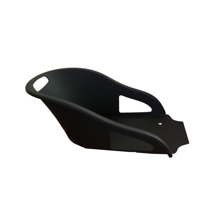 Szánszék háttámlával, hópehely, fekete