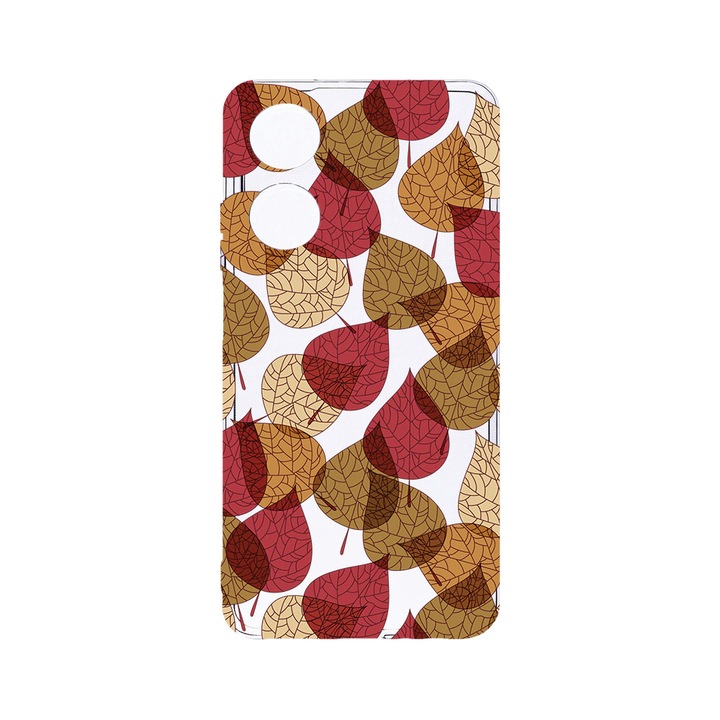 Husa BestCase® Clear Silicon 2MM, Compatibila Cu OPPO A98 5G, Feathers Autumn, Antisoc, Protectie Camera, Margini ridicate pentru protectia ecranului, T 98