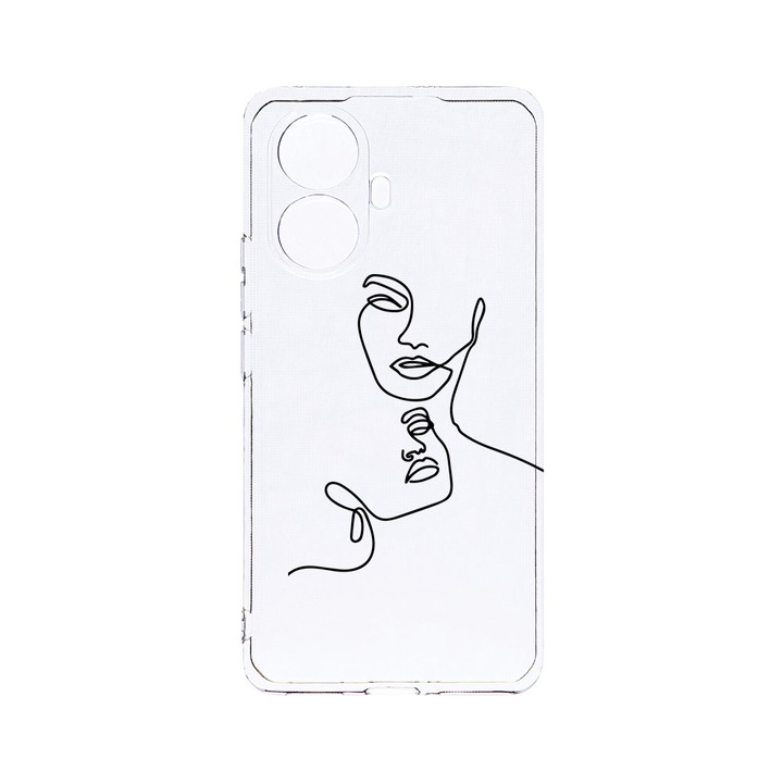 BestCase 2MM Clear Szilikon telefontok, Realme 10 Pro Plus, Mother Love, Kamera védelem, strapabíró, T 741