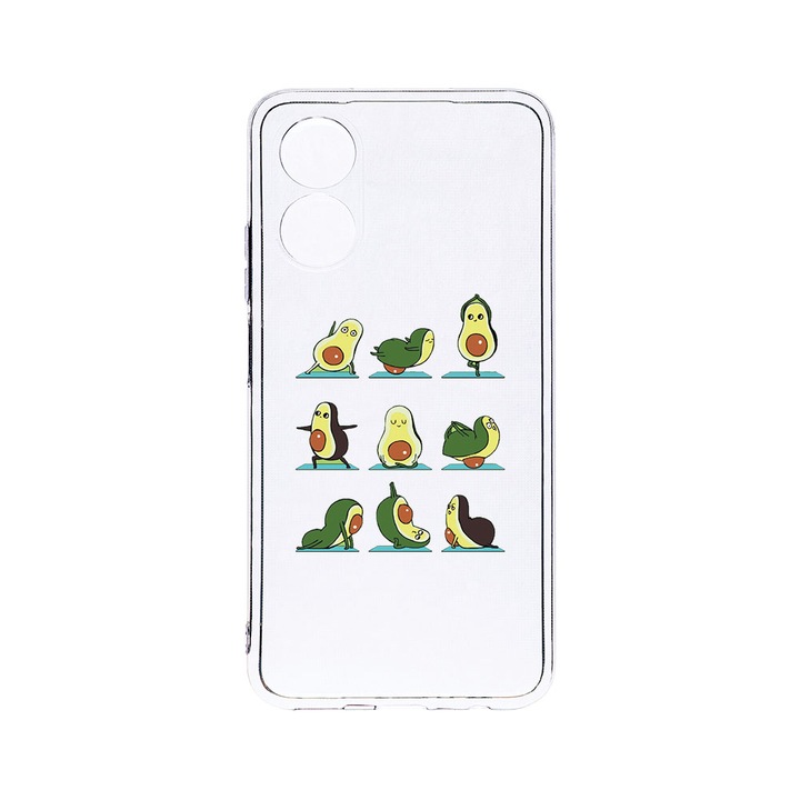 BestCase 2MM Clear Szilikon telefontok, OPPO A78 / A58 5G, Avocado Yoga, Kamera védelem, strapabíró, T 752