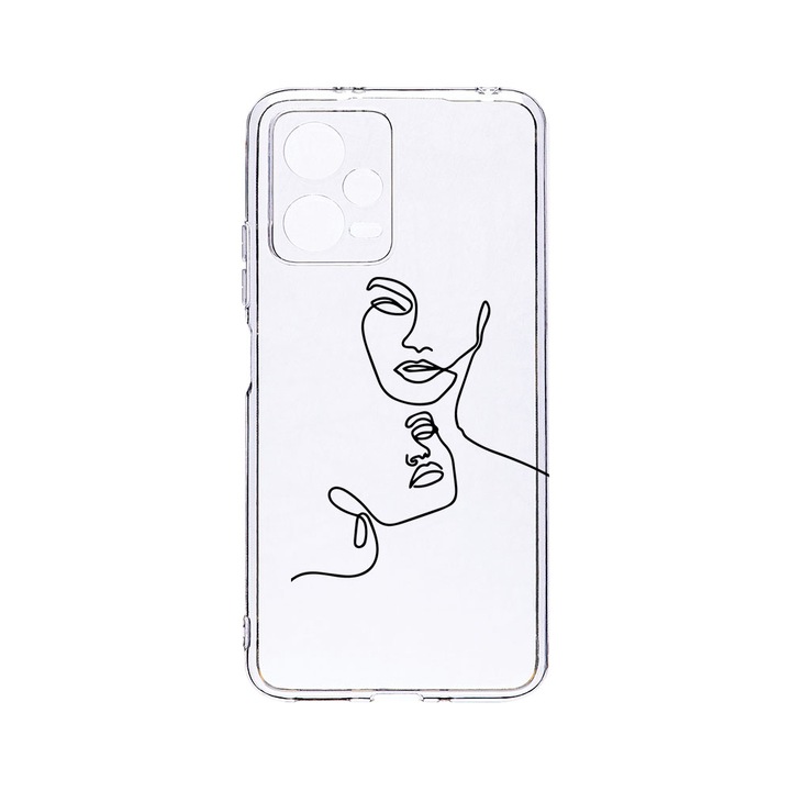 BestCase 2MM Clear Szilikon telefontok, Poco X5 / Xiaomi Redmi Note 12 5G, Mother Love, Kamera védelem, strapabíró, T 741