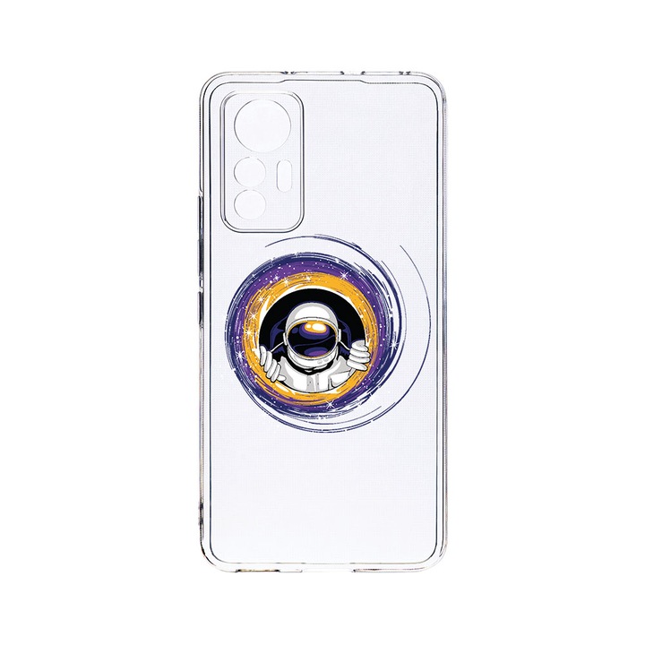 BestCase 2MM Clear Szilikon telefontok, Xiaomi 13 Lite, Astronaut, Kamera védelem, strapabíró, T 771