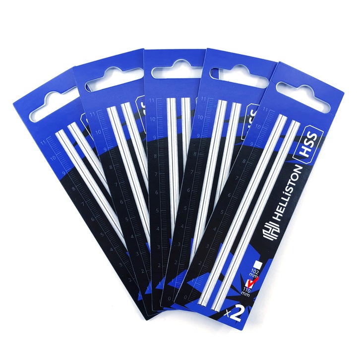 Set 4 lame de rindea HELLISTON pentru Sparky P 3110, 110x5.5x1.1mm