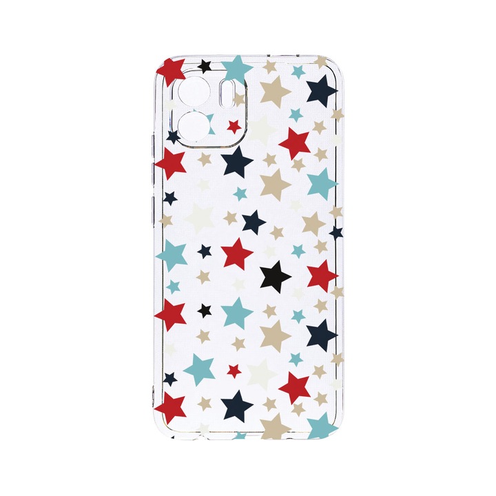 BestCase 2MM Clear Szilikon telefontok, Xiaomi Redmi A1, Stars, Kamera védelem, strapabíró, T 146