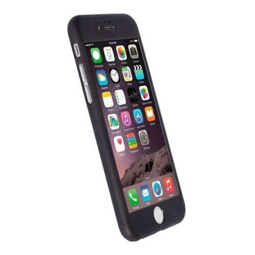 Husa pentru iPhone 6S si iPhone 6, Protectie 360 Grade, Negru