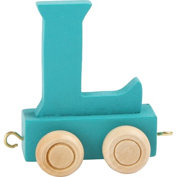 Litere trenulet lemn multicolor - litera L Litere trenulet lemn multicolor - litera L