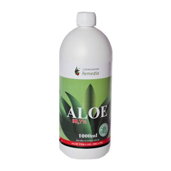 Aloe Vera Gel Ecologic 99.7%, 1000 ml, Laboratoarele Remedia Aloe Vera Gel Ecologic 99.7%, 1000 ml, Laboratoarele Remedia