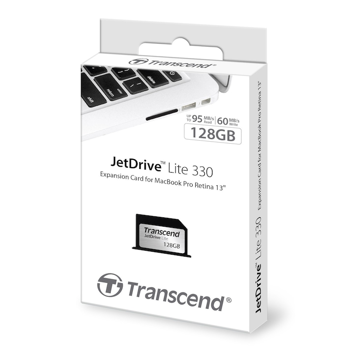 Transcend 128GB JetDrive Lite 330 карта с памет разширение на паметта за MacBook Pro 13