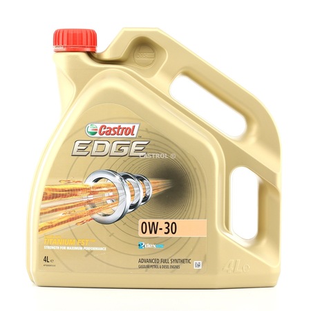 Двигателно масло Castrol Edge, 0W30, Пълна синтетика, 4 л - eMAG.bg