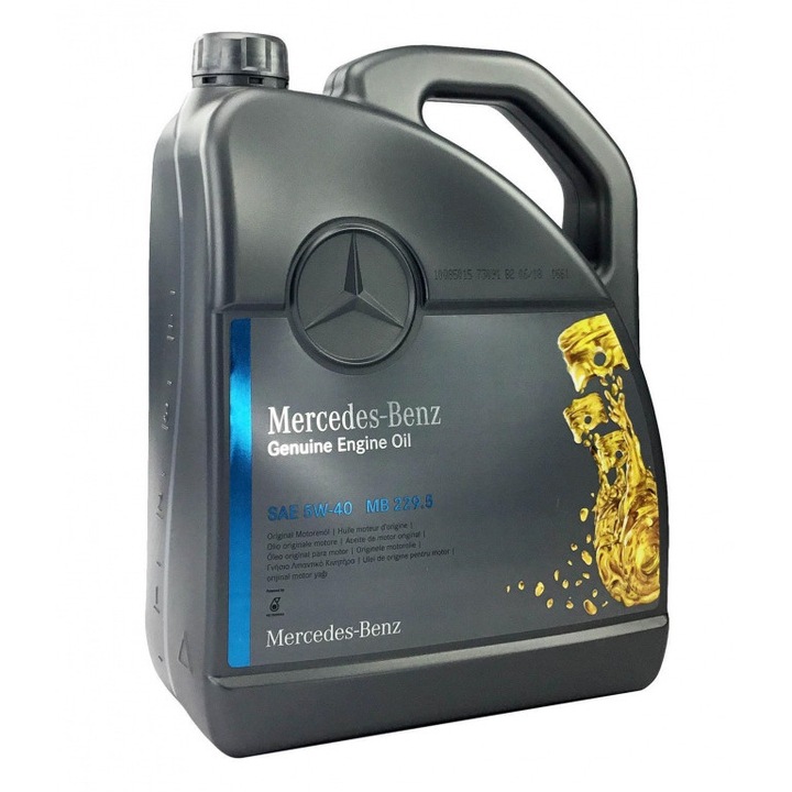Ulei Mercedes-Benz Pentru Motor, 229.5, 5W40, Sintetic, 5L
