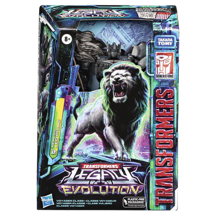 Figurina, HASBRO, Transformers Legacy Evolution Nemesis Leo Prime, 18cm, Multicolor