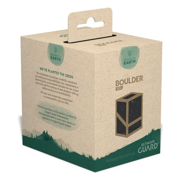 Suport carti de joc, Ultimate Guard, +133 carti, Negru