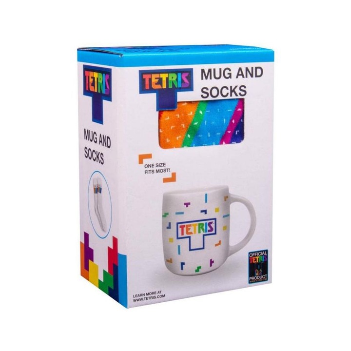 Set cana si sosete, Tetris , Alb