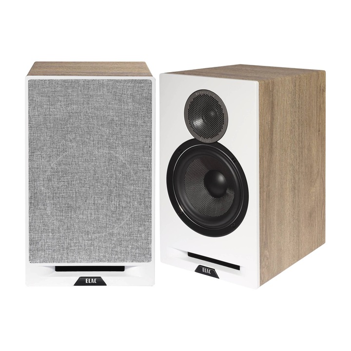 Set 2 boxe pasive ELAC Debut Reference DBR62, White/Wood