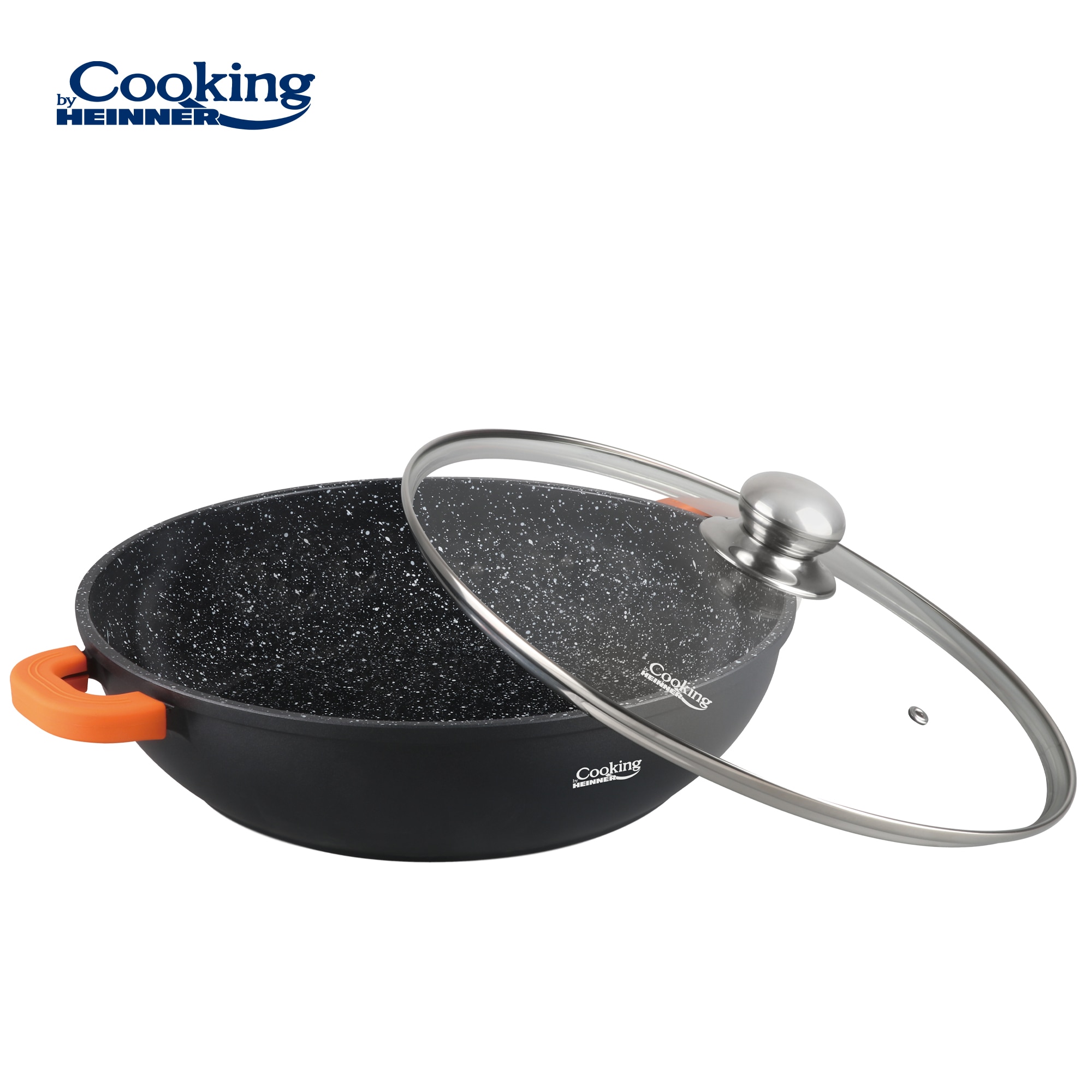 Cratita Cooking by Heinner Dark Line cu capac, aluminiu turnat